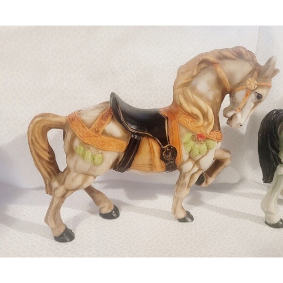 Albert Price Horses Limited Edition Figurine Set Of 2 Prancing Horses Vintage - Picture 2 of 11